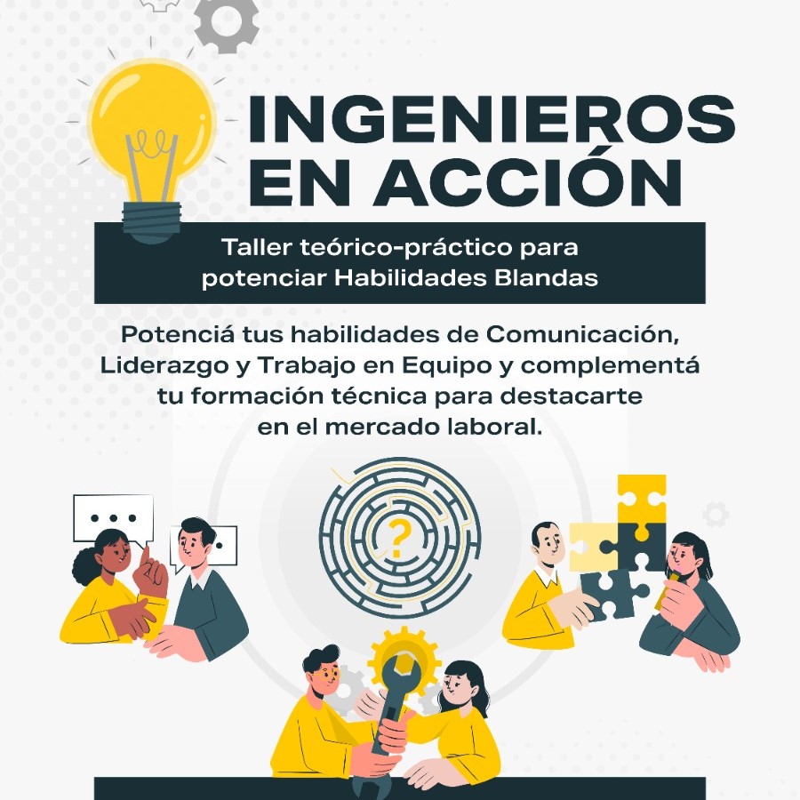 Ingenieros en acción: un taller que convoca a estudiantes de ingeniería