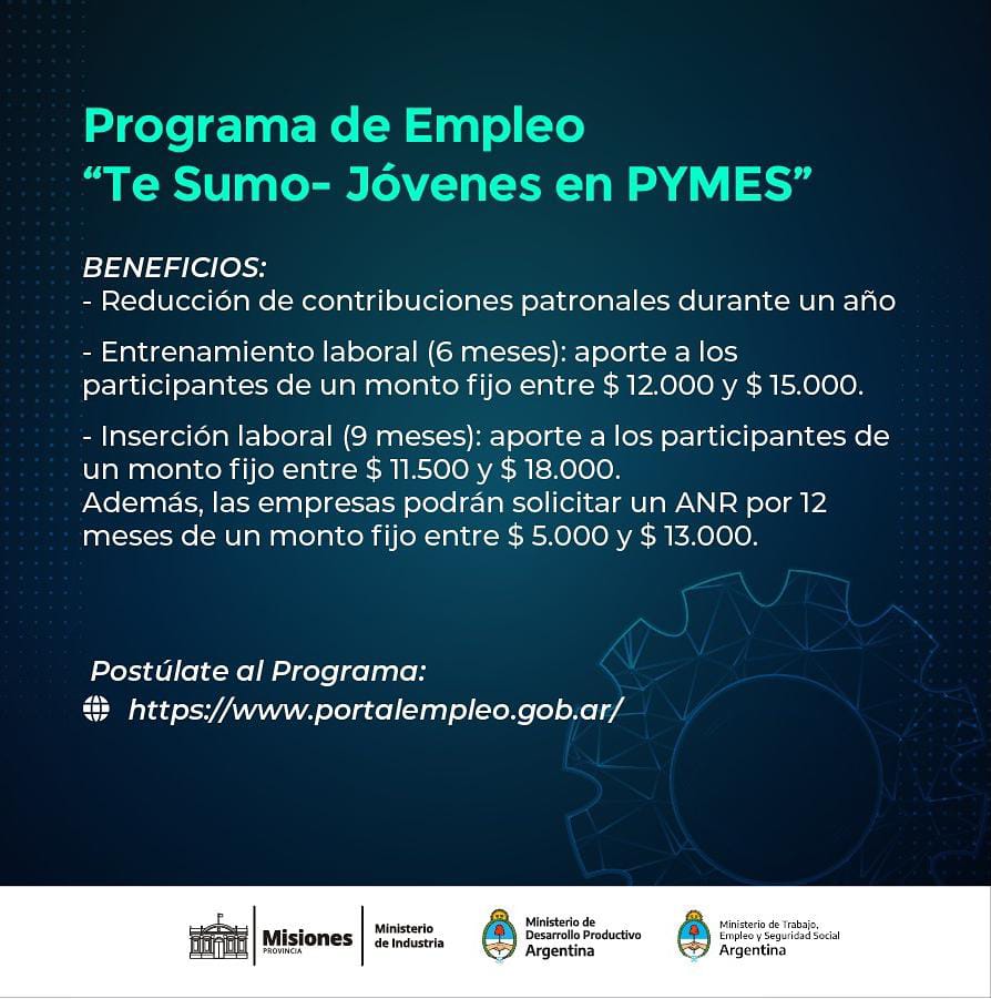 Industria invita Pymes misioneras participar Programa Te Sumo 230821 02