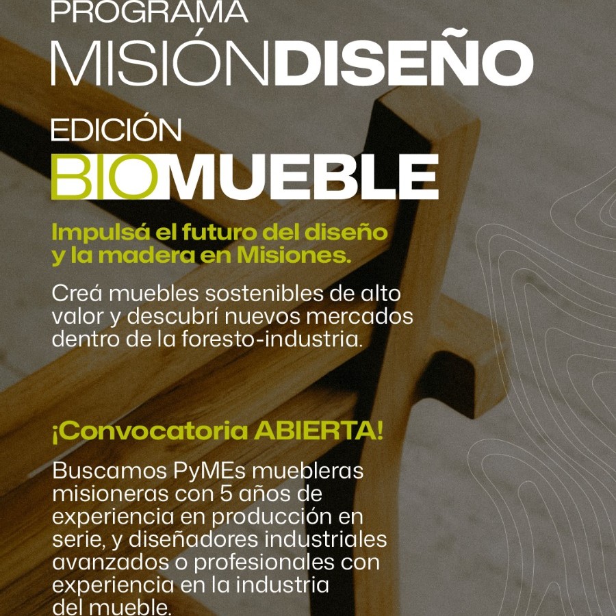 Programa Misión DISEÑO: BIOMUEBLE