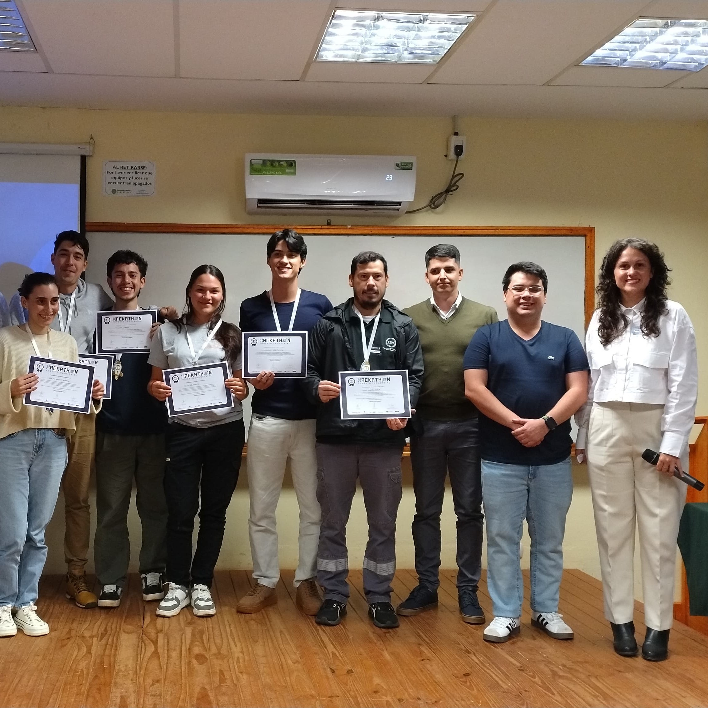 Primer puesto en el Hackathon Forestoindustrial