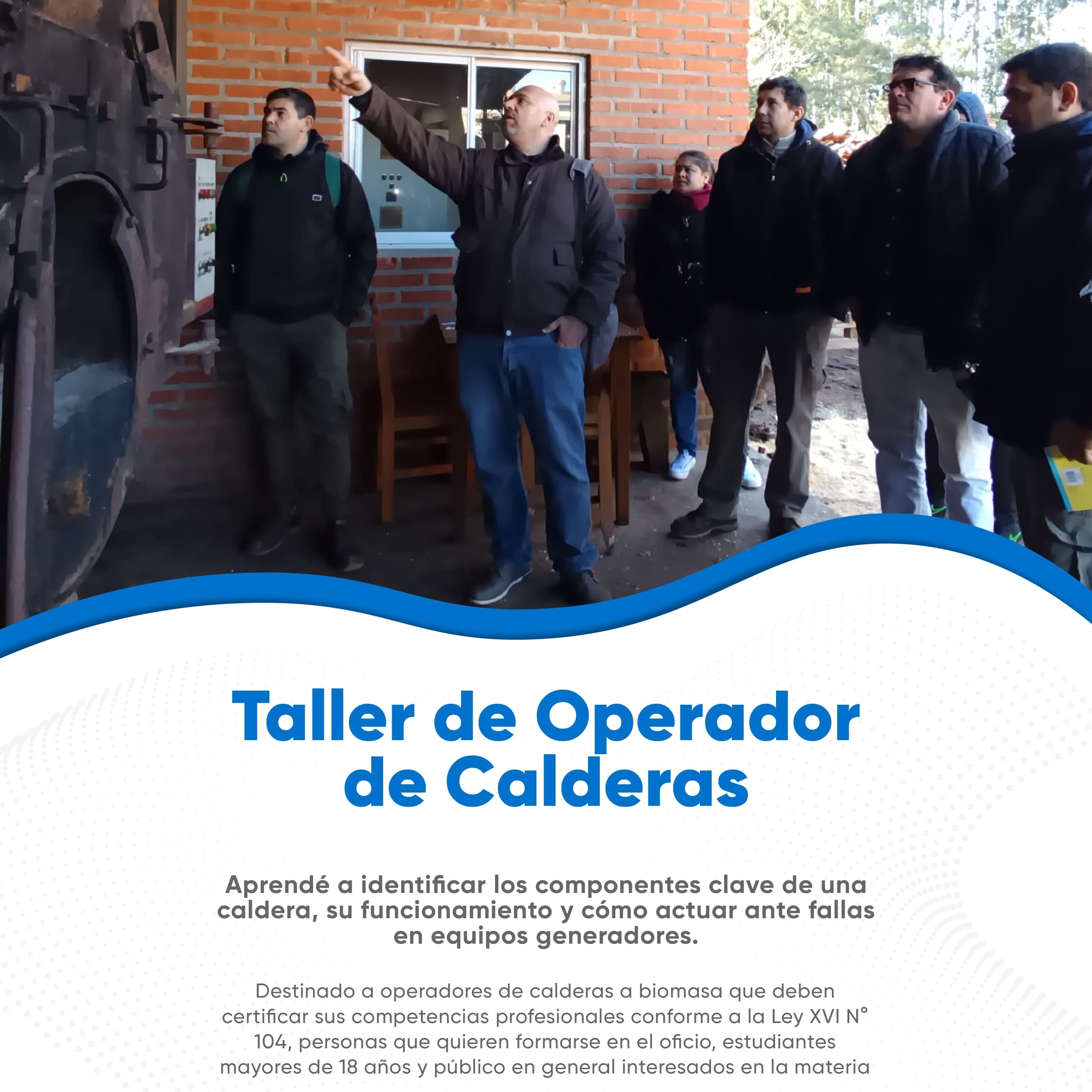 Taller Operador de Calderas con certificación oficial